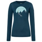 super.natural - Women's Gondola L/S - Longsleeve Gr S blau