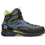 Garmont Akron Mid GTX - Wanderschuhe fin blue-sheen yellow 42,5