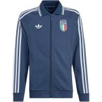 ADIDAS Kinder Fanjacke Italien Anthem Kids Auswärtsjacke, Größe 140 in Blau