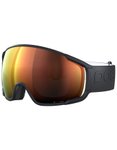 POC - Skibrille - Zonula Uranium Black/Partly Sunny Orange  - schwarz