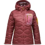 Peak Performance Aop Helium Utility Down  Damen  Isolationsjacke rot Größe S T