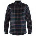 Fjällräven - Övik Flannel Shirt - Hemd Gr L schwarz