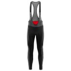 Löffler - Bike Bib Tights Airblocc Gel - Radhose Gr 48 grau/schwarz