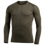 Woolpower - Lite Crewneck - Merinounterwäsche Gr XL oliv/braun