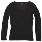 Icebreaker - Women's Siren L/S Sweetheart - Merinounterwäsche Gr L schwarz