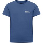 Jack Wolfskin Essential Cotton  Kinder  T-Shirts blau Größe 116 Camping  Hautf