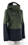 Mammut Fall Line HS Thermo Hooded Damen Skijacke-Oliv-Dunkelgrün-XS