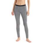 ICEBREAKER Damen Base Layer "200 Oasis Leggings", Größe XS in Grau