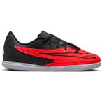 NIKE Kinder Fussball-Hallenschuhe JR PHANTOM GX CLUB IC GS, Größe 33 in Schwar