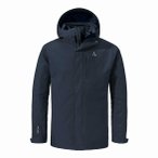 Schöffel Style Tamina 3in1 Herren Doppeljacke ( Dunkelblau 48 Größe,)