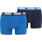 PUMA Herren Retropants Basic Boxer 2er Pack, Größe S in Blau