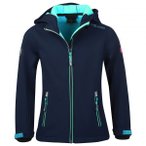 Trollkids - Girl's Trollfjord Jacket - Softshelljacke Gr 110 blau