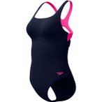 Speedo Solid Flex Band Damen Badeanzug ( Dunkelblau 42)