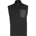 Bergans Kamphaug Knitted Weste Herren  Fleecewesten grau Größe M Trekking  Ela