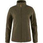 Fjällräven Stina Fleece  Damen  Fleecejacke oliv Größe S Camping  Elastisch