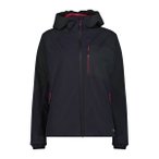CMP Damen Blousons lg.Arm Da WOMAN JACKET FIX HOOD, Größe 48 in Schwarz