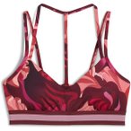 PUMA Damen BH FLORAL RIBBON STRAPPY BRA - LOW, Größe L in Rot