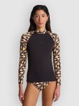 Billabong Tropic Surf Print Langarm Lycra black pebble Gr. XS