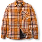 Passenger Taranaki Quilted  Herren  Hemden braun Größe L Lifestyle  Elastisch