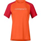 Norrona Fjørå Equaliser Lightweight  Damen  T-Shirts rot Größe M Mountainbik