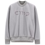CMP - Sweater with Logo - Pullover Gr S grau