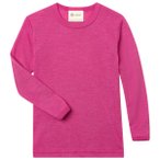 Engel - Kinder Unterhemd L/S - Merinounterwäsche Gr 176 rosa