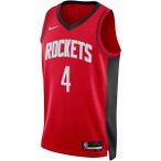 NIKE Herren Fantrikot Houston Rockets Icon Edition 2022/2, Größe S in Rot
