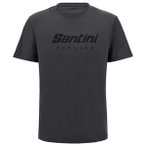 Santini - Coloured Branded T-Shirt - T-Shirt Gr L grau