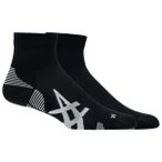 Asics - Cushioned Run Quarter Sock - Laufsocken 43-46 schwarz