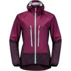 JACK WOLFSKIN Damen Funktionsjacke ALPSPITZE HOODY W, Größe XS in Lila
