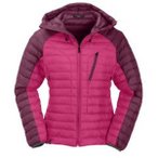 MAUL Damen Funktionsjacke Annaberg Steppjacke+Kapuze, Größe 34 in Pink