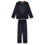 Sanetta - Kid's Pyjama Long - Alltagsunterwäsche Gr 128 blau