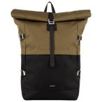Sandqvist - Icon Rolltop Backpack 26 - Daypack schwarz/braun
