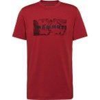 MAMMUT Herren Shirt Trovat T-Shirt Logo, Größe XL in Rot