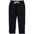ROXY Damen Cargo Hose aus Leinen On The Seashore, Größe XL in Schwarz