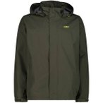 CMP Herren Regenjacke MAN JACKET SNAPS HOOD, Größe 48 in Grün