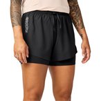 Brooks Cascadia 2-in-1  Damen  Laufhose schwarz Größe S Trailrunning Geruchsne