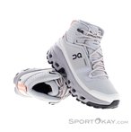On Cloudrock Mid Waterproof Damen Wanderschuhe-Hell-Grau-8,5