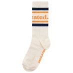 DEDICATED - Sport Socks Ullevi Logo - Multifunktionssocken 36-40 beige/weiß