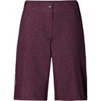 Vaude Ledro Print Radhose kurz Damen  Fahrradhose lila Größe XS Mountainbike  