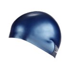 Speedo - Plain Moulded Silicone Cap Junior - Badekappe blau