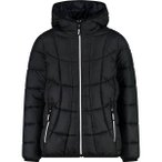 CMP Kinder Jacke KID G JACKET FIX HOOD, Größe 128 in Schwarz