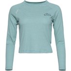 Chillaz Gröden Mountain Flower  Damen  Longsleeves tuerkis Größe XL Bouldern 