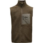 Lundhags Flok Wool Pile Weste Herren  Fleecewesten braun Größe M Trekking  Wid