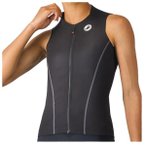 Castelli - Women's Anima Flow Sleeveless - Rad Singlet Gr S grau