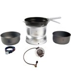 Trangia Sturmkocher groß Gas 25-3  Campingkocher silber Größe UL (ultralight)
