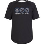 ENERGETICS Kinder Shirt Mali B, Größe 176 in Schwarz