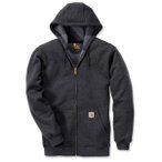 Carhartt - Zip Hooded Sweatshirt - Hoodie Gr XS grau/schwarz