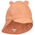LIEWOOD - Kid's Gorm Linen Sun Hat with Ears - Cap Gr 51-52 cm - 3-4 Years orang