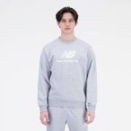 NEW BALANCE Herren T-Shirt Essentials Stacked Logo French Terry Crewneck, Größ